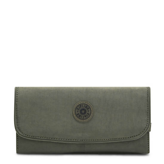 Kipling Money Land Snap Wallet Wallets Green Moss | CA 2189LI